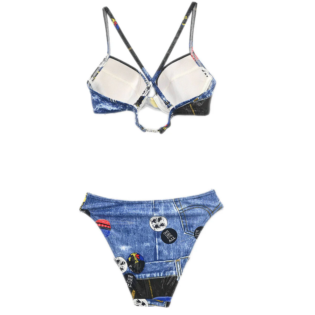 Christian Dior Swimwear Swimsuit Blue #90 #36 - Image 2