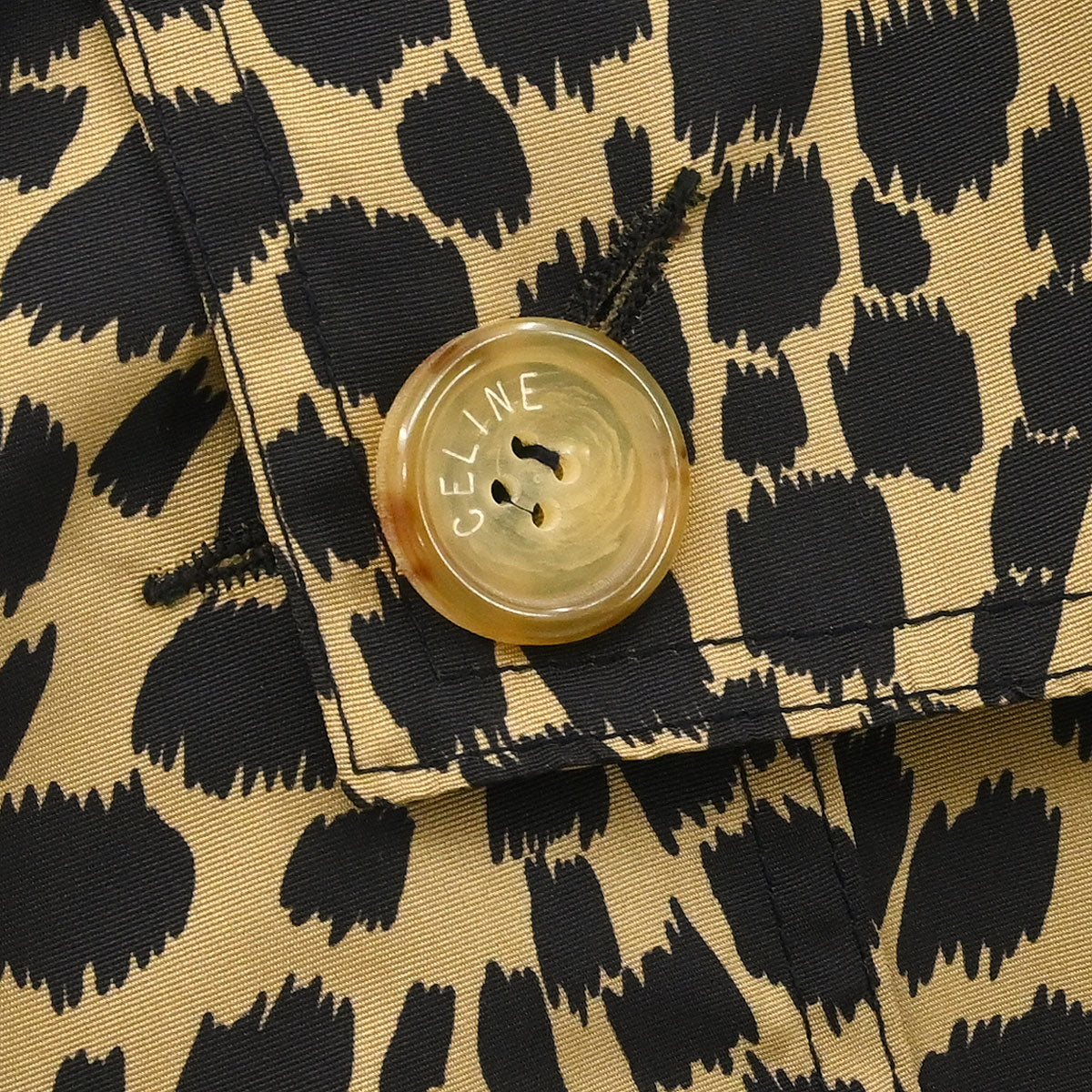 Celine Coat Leopard Brown - Image 5