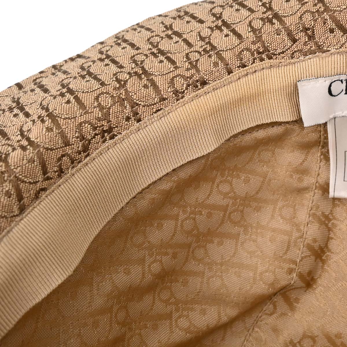 Christian Dior Trotter Hat Beige #57 - Image 6