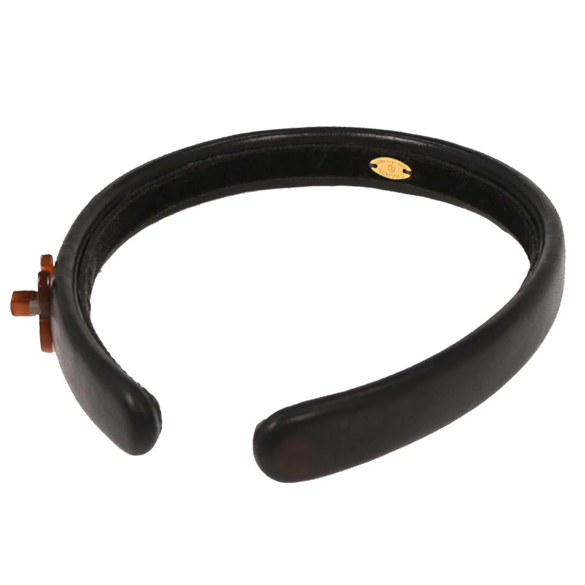 Chanel Turnlock Headband Hair Accessories Black - Image 2