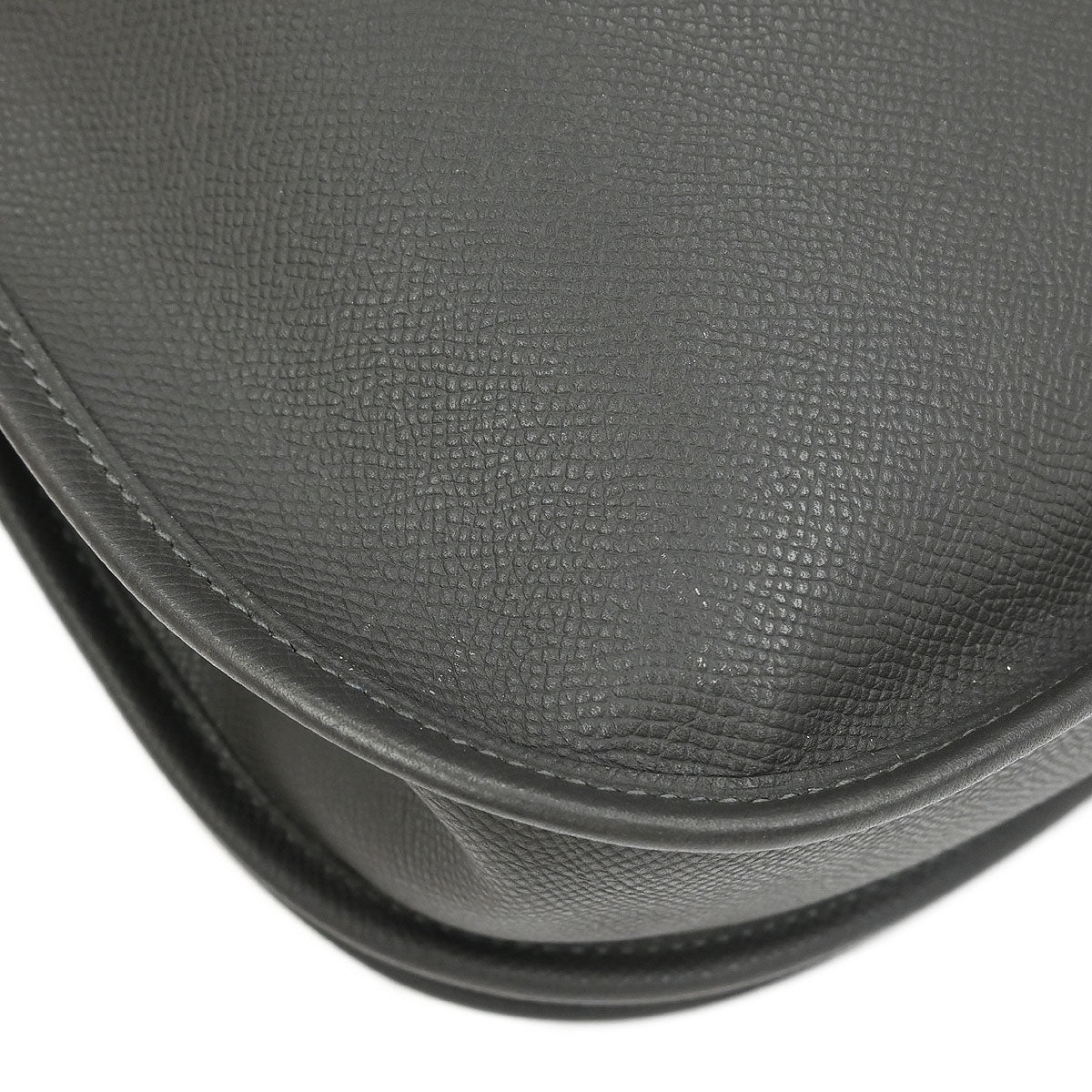 Hermes 2007 Graphite Epsom Evelyne 2 TGM Shoulder Bag - Image 3