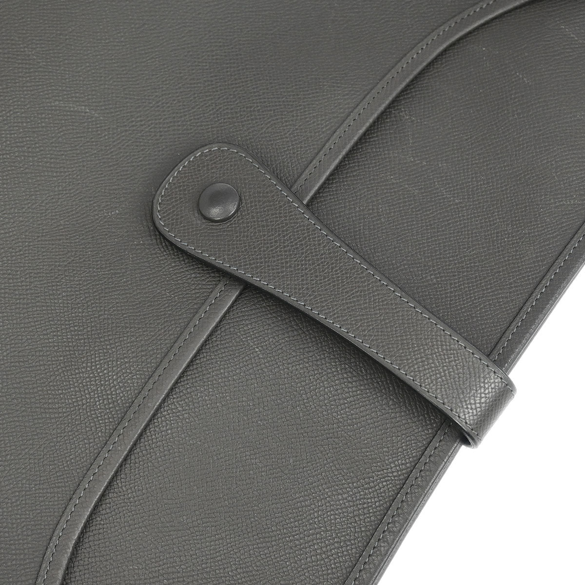 Hermes 2007 Graphite Epsom Evelyne 2 TGM Shoulder Bag - Image 5