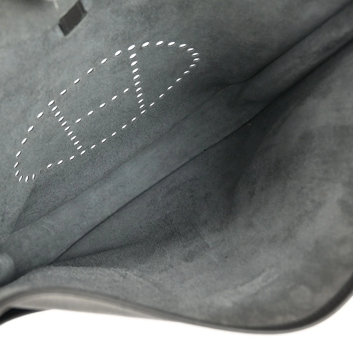 Hermes 2007 Graphite Epsom Evelyne 2 TGM Shoulder Bag - Image 9