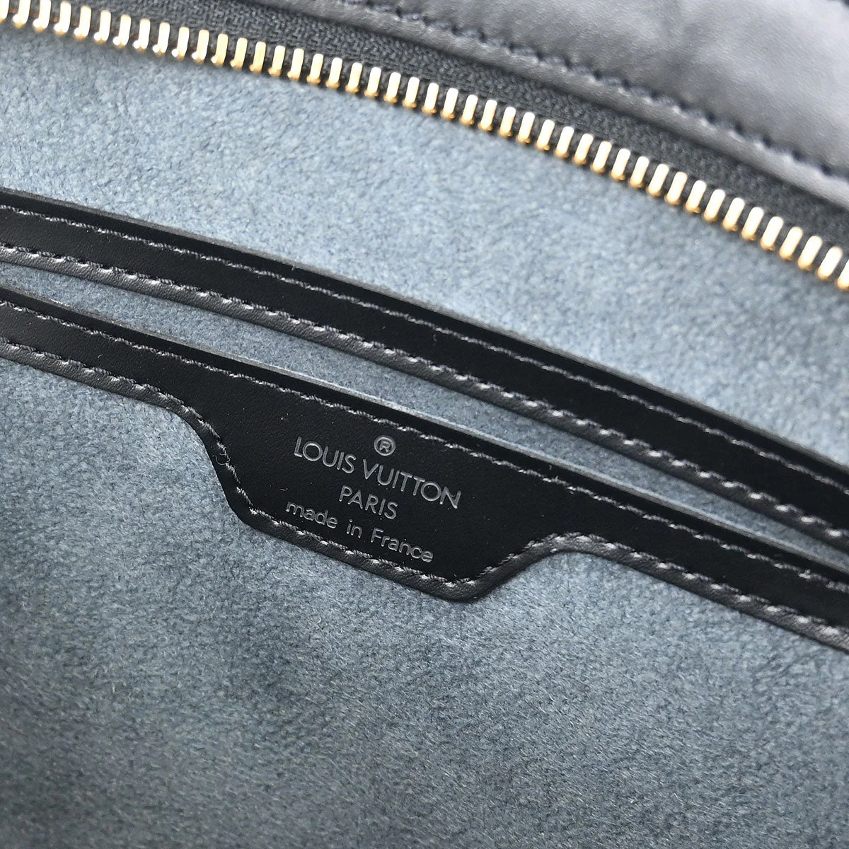 Louis Vuitton Black Epi Saint Jacques Poignee Long Tote Bag M52332 - Image 10