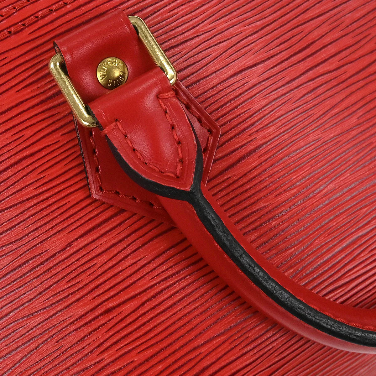 Louis Vuitton Red Epi Speedy 25 Handbag M43017 - Image 5