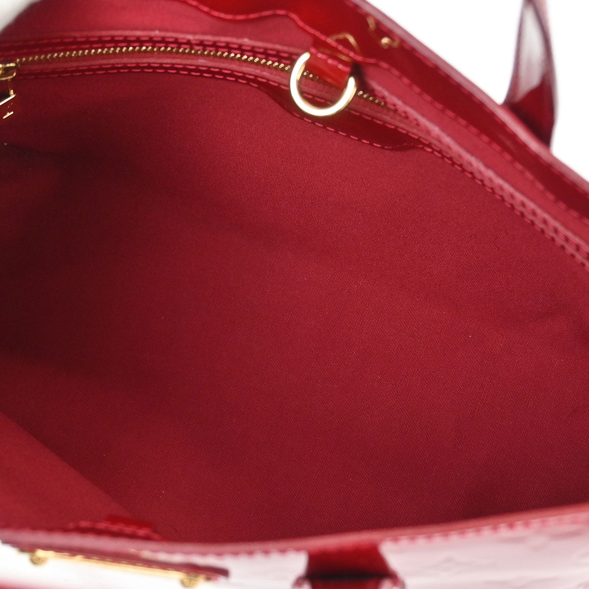 Louis Vuitton Red Monogram Vernis Wilshire PM Tote Bag M93642 - Image 8