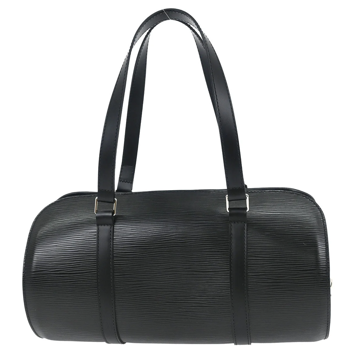 Louis Vuitton Black Epi Soufflot Handbag M52222 - Image 2
