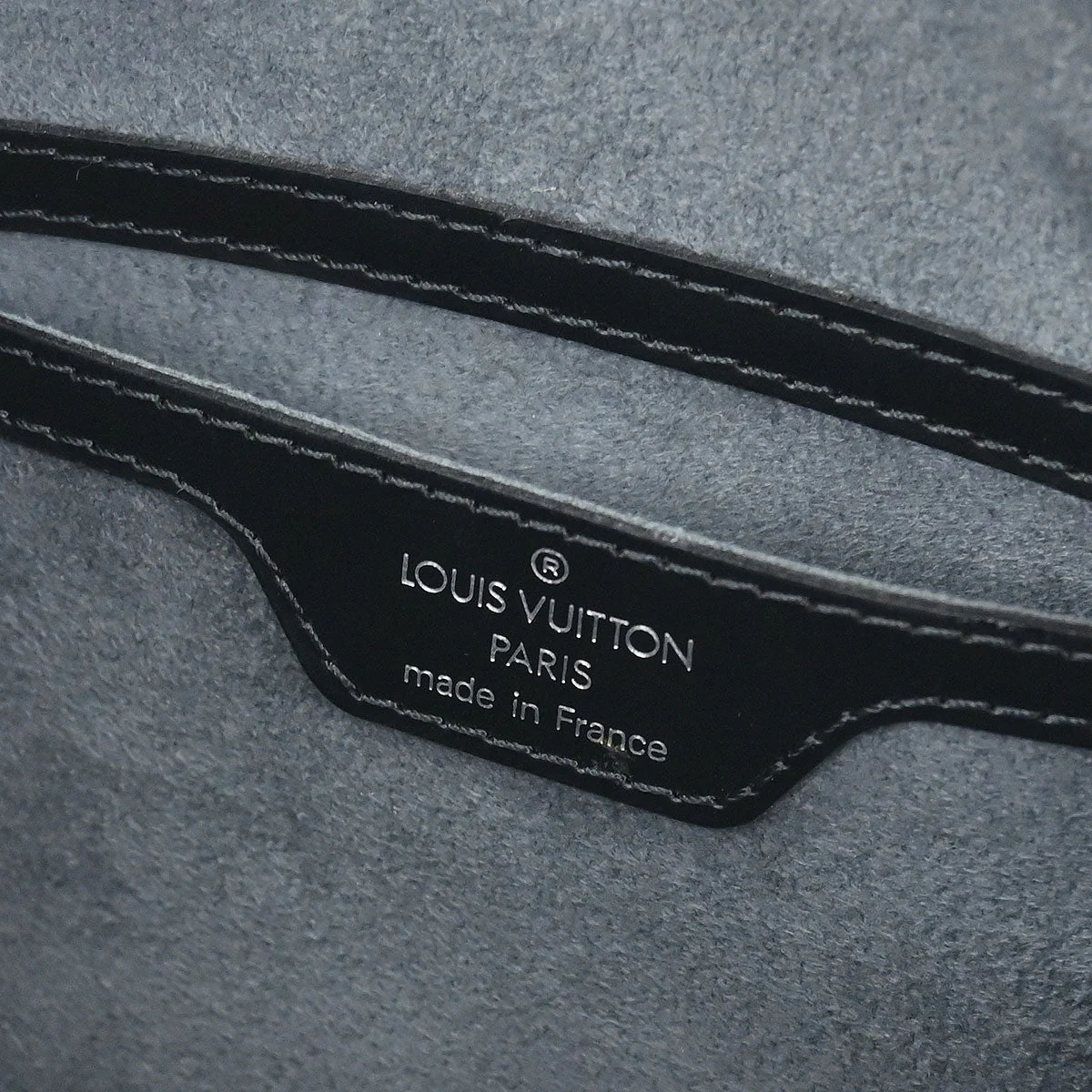 Louis Vuitton Black Epi Soufflot Handbag M52222 - Image 9