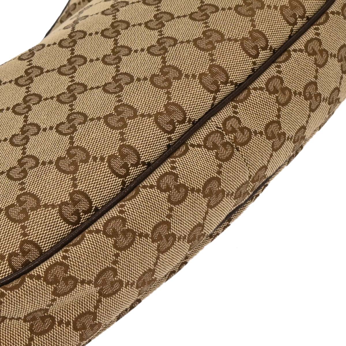 Gucci Beige Canvas GG Hobo Handbag - Image 4