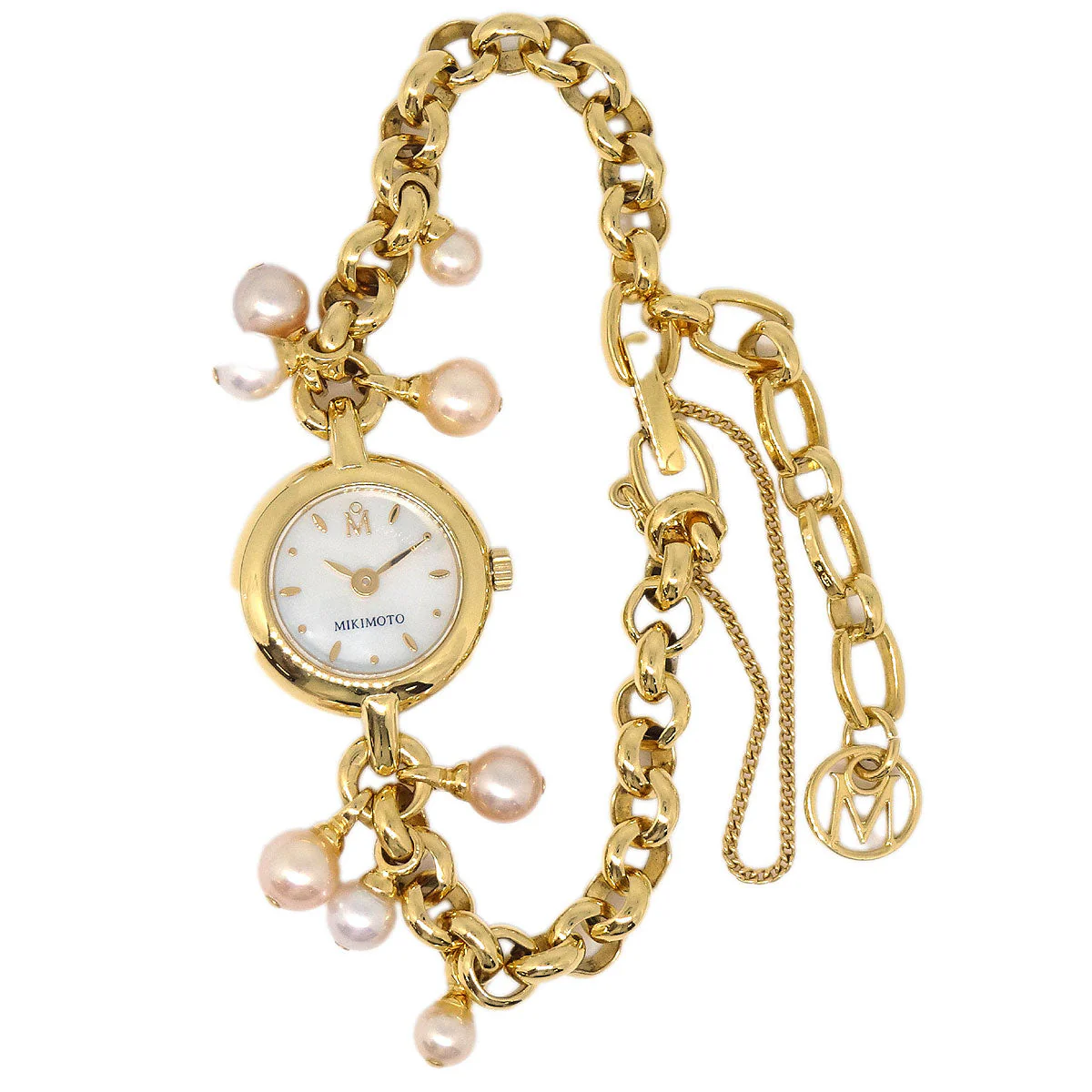 Mikimoto Genuine Genuine Pearl Quartz Watch SS - Image 2
