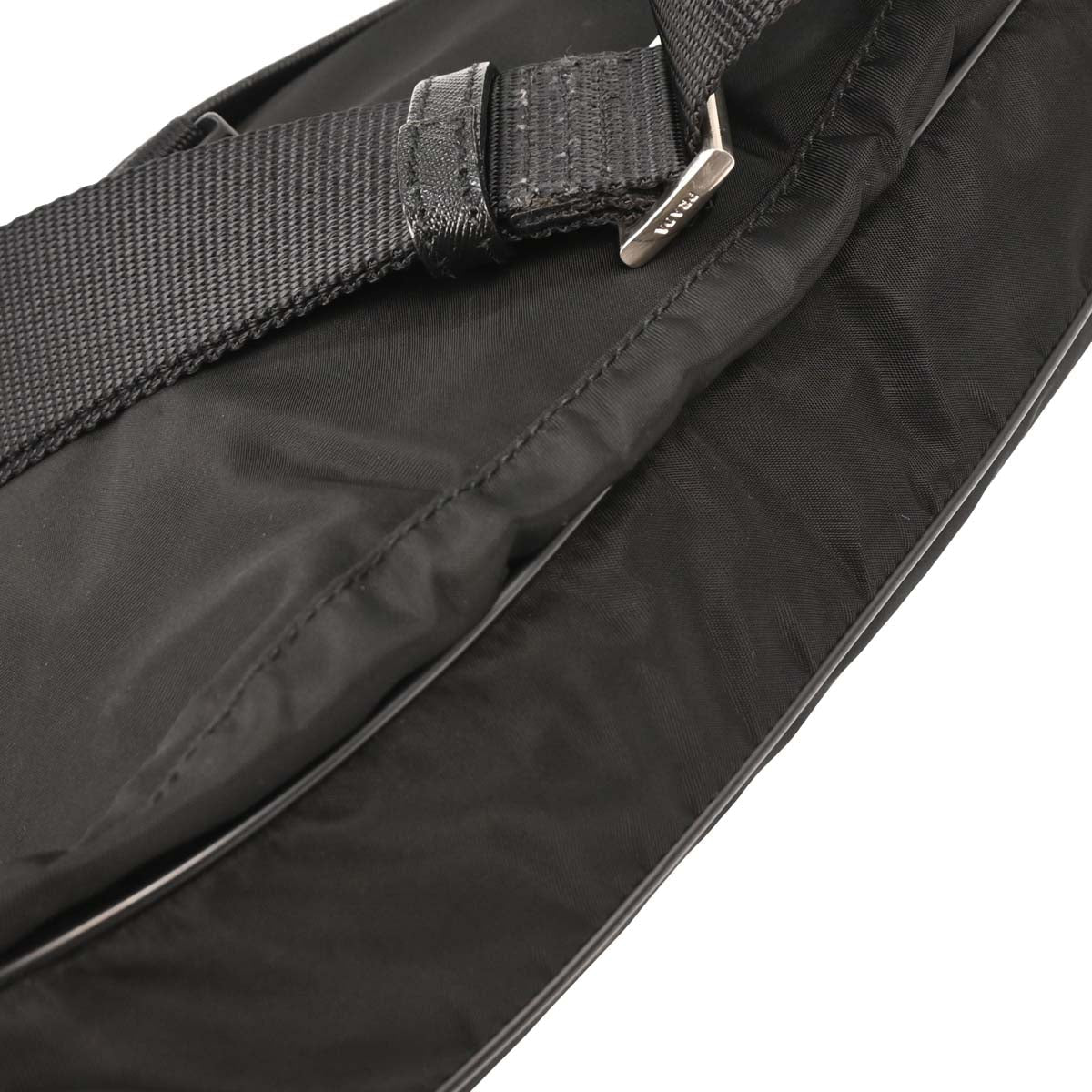 Prada Black Nylon Shoulder Bag - Image 4