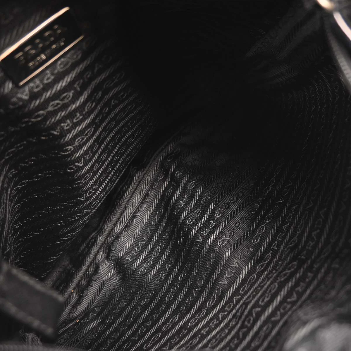 Prada Black Nylon Shoulder Bag - Image 7