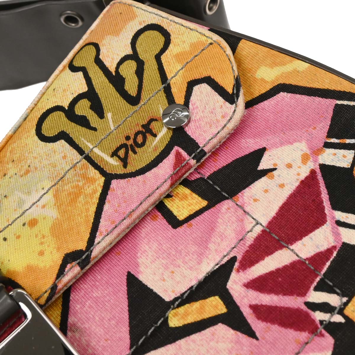 Christian Dior 2003 Canvas Street Chic Columbus Shoulder Bag - Image 7