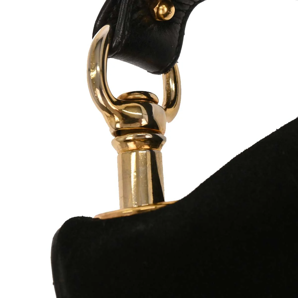 Gucci Black Suede Blondie Shoulder Bag - Image 4