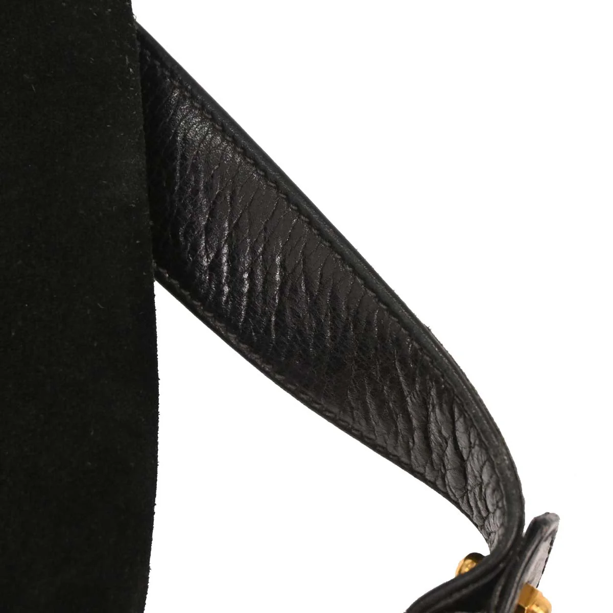 Gucci Black Suede Blondie Shoulder Bag - Image 6