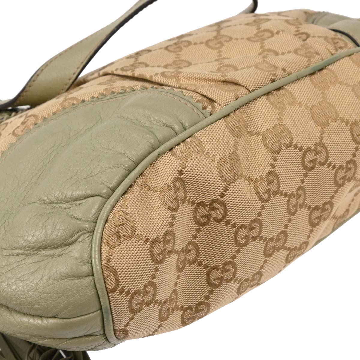 Gucci Beige Canvas GG Tote Handbag - Image 4