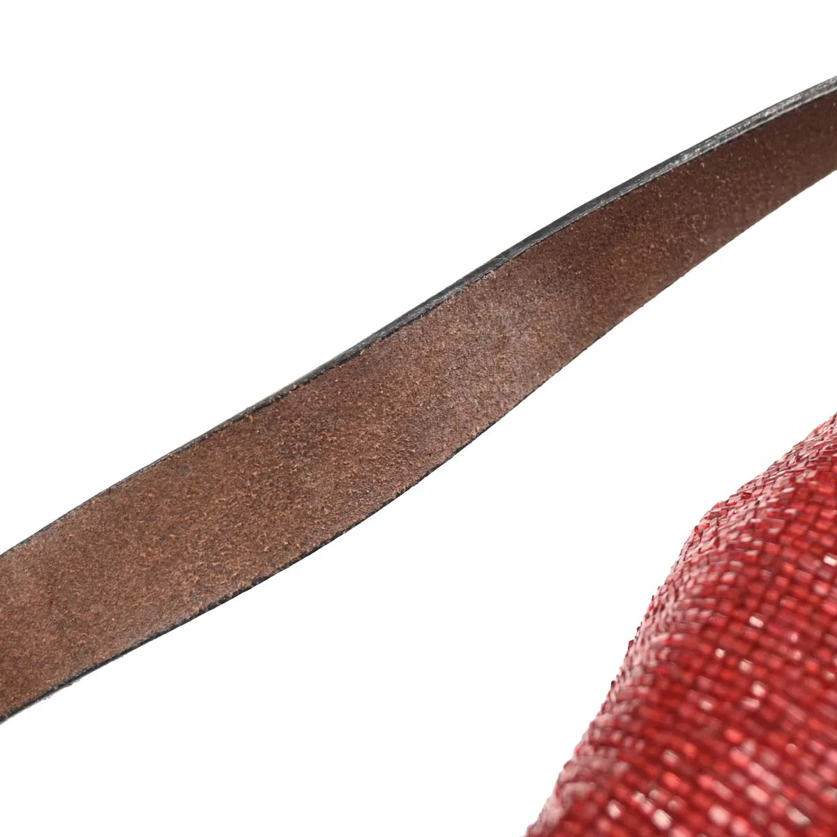 Fendi Red Beaded Mamma Baguette Handbag - Image 6