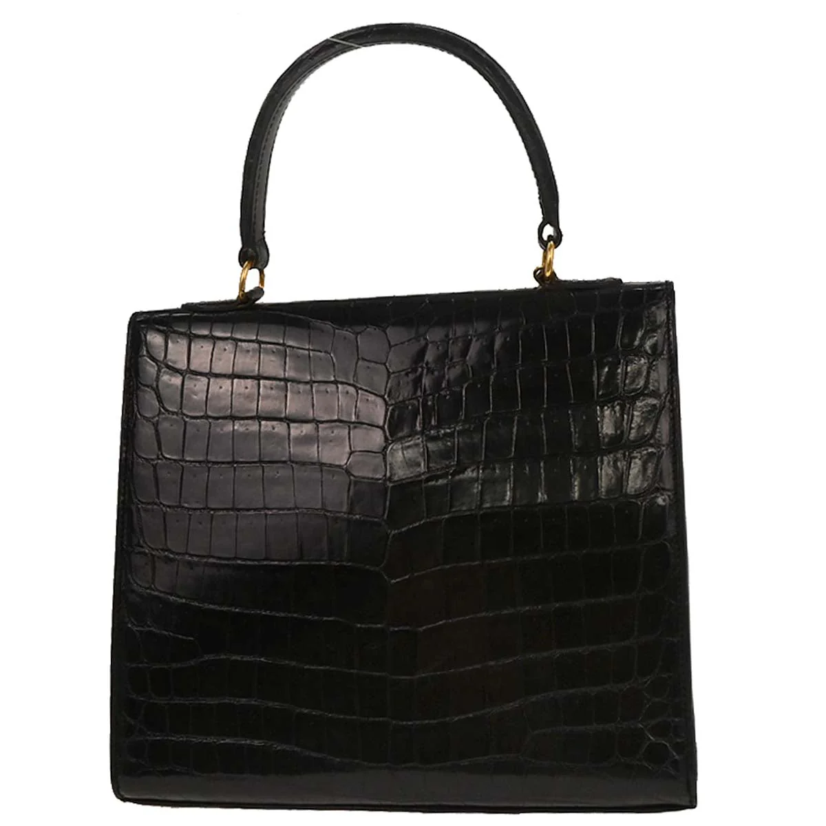 Celine * Black Crocodile Handbag - Image 2