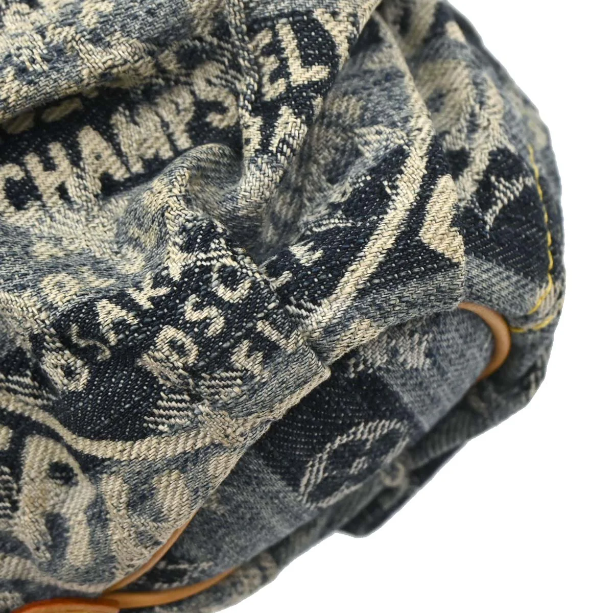 Louis Vuitton Blue Monogram Denim Mini Pleaty Raye Handbag M95333 - Image 6