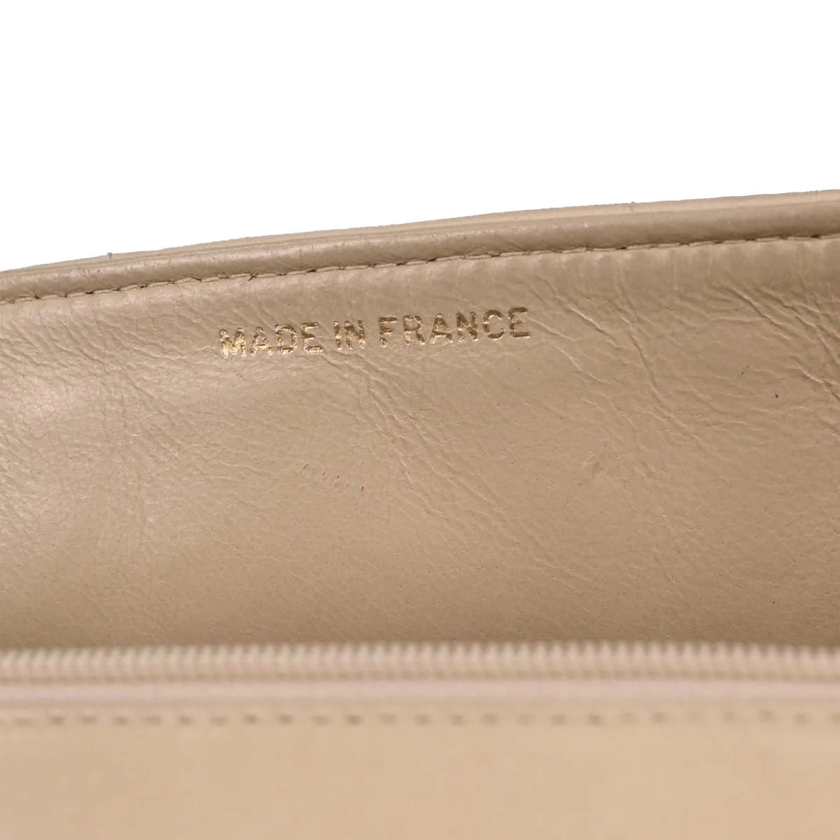 Chanel 1991-1994 Off-white Lambskin Small Classic Double Flap Shoulder Bag - Image 9
