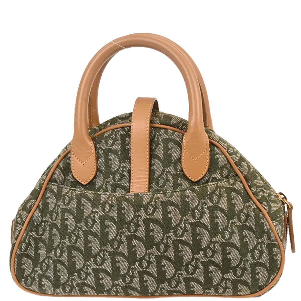 Christian Dior Green Double Saddle Trotter Handbag - Image 2