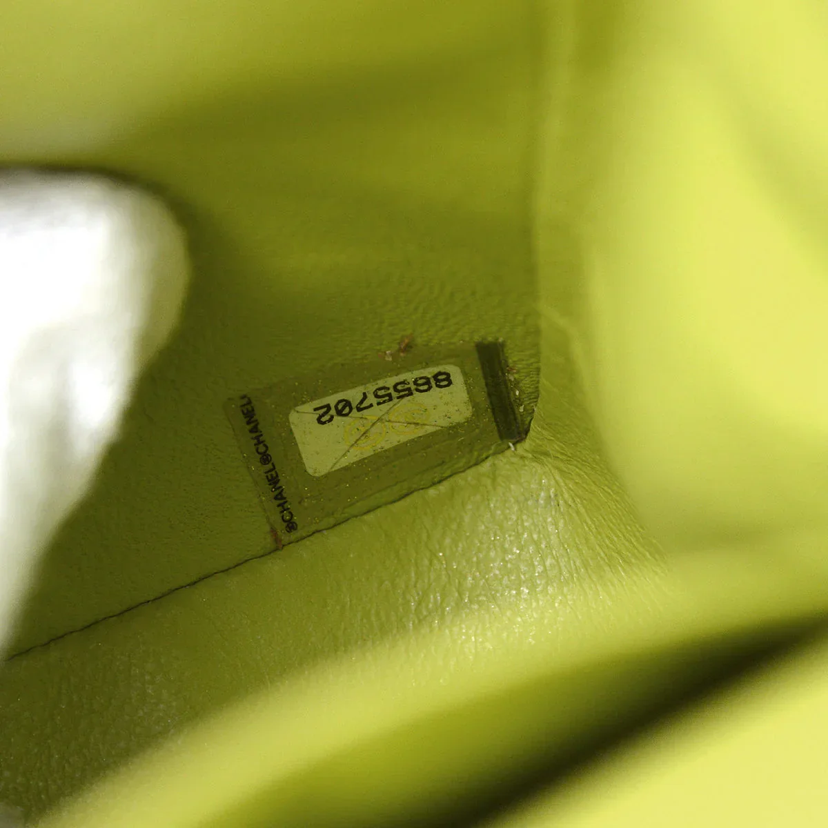 Chanel * 2003-2004 Green Caviar Small Classic Double Flap Bag - Image 10