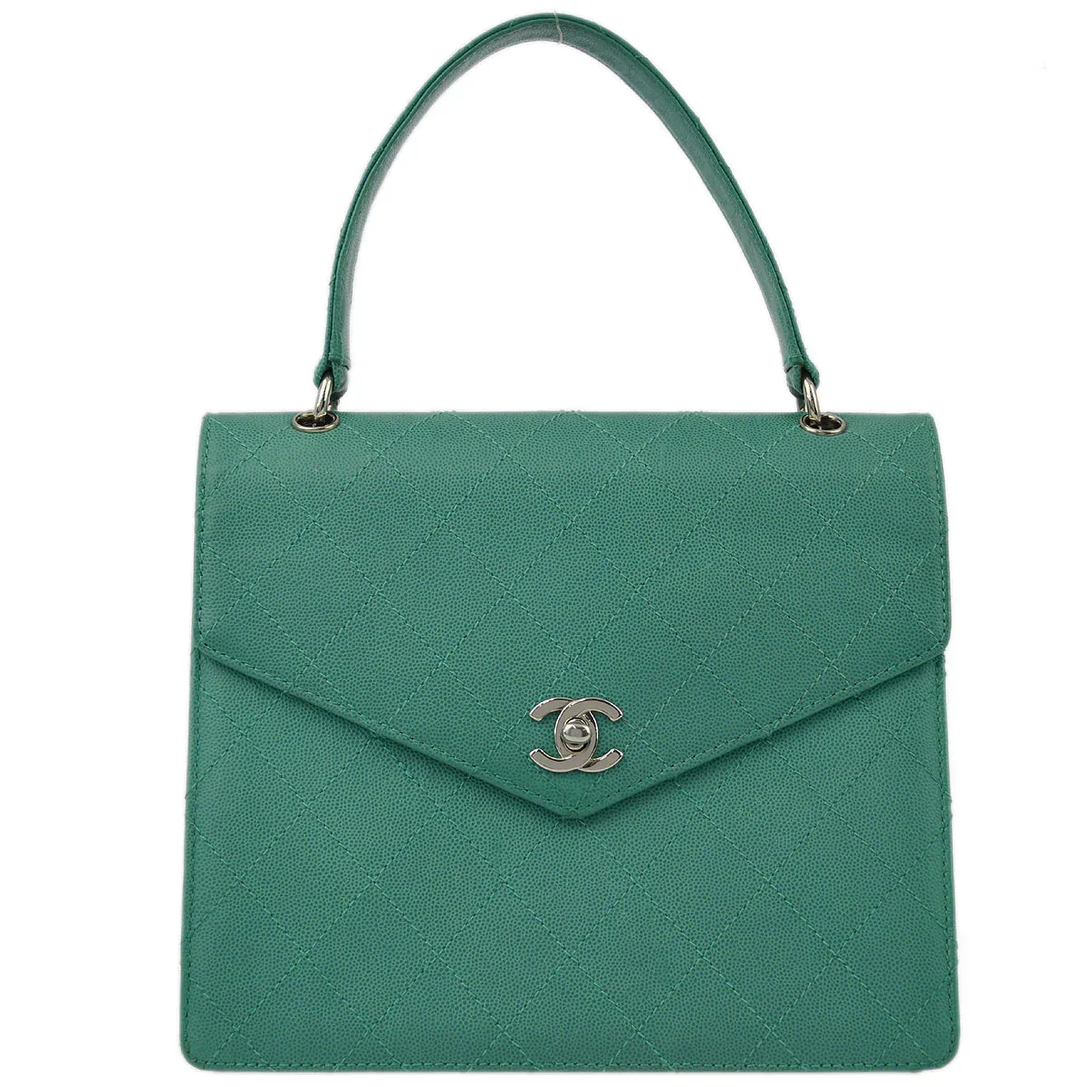 Chanel 1997-1999 Caviar Letter Flap Handbag