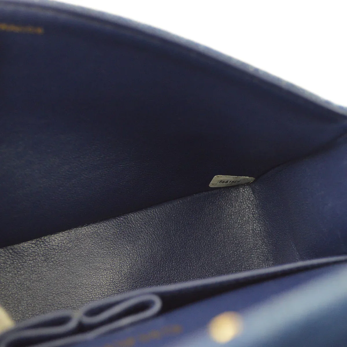 Chanel 1997-1999 Denim Medium Classic Double Flap Bag - Image 10