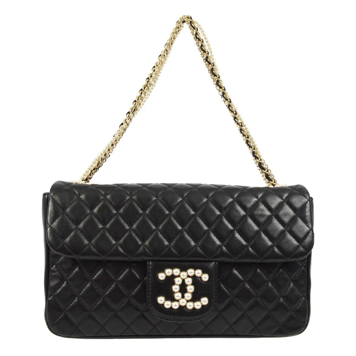 Chanel 2011 Black Lambskin Westminster Shoulder Bag