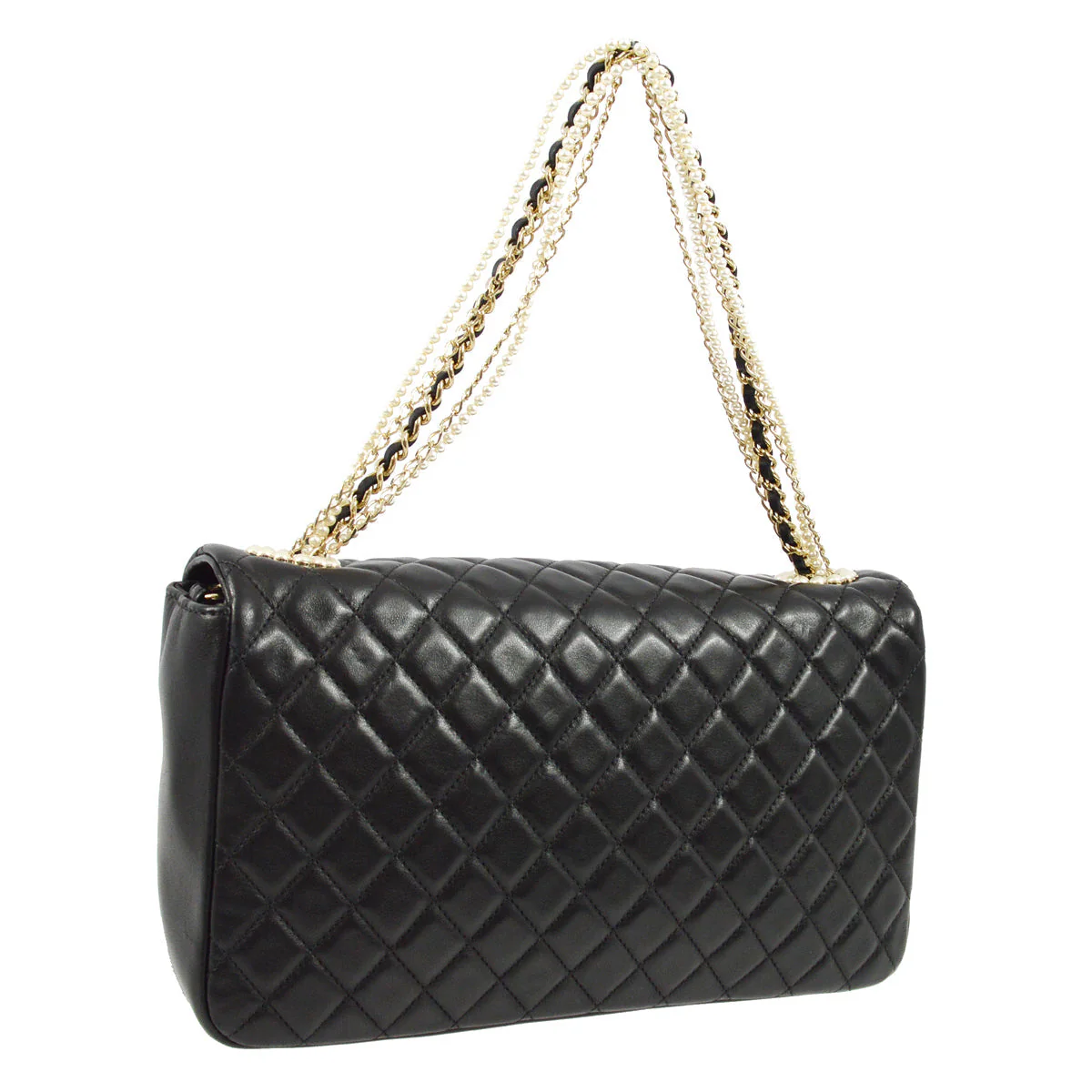 Chanel 2011 Black Lambskin Westminster Shoulder Bag - Image 2