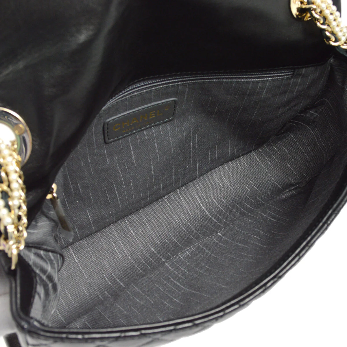 Chanel 2011 Black Lambskin Westminster Shoulder Bag - Image 4