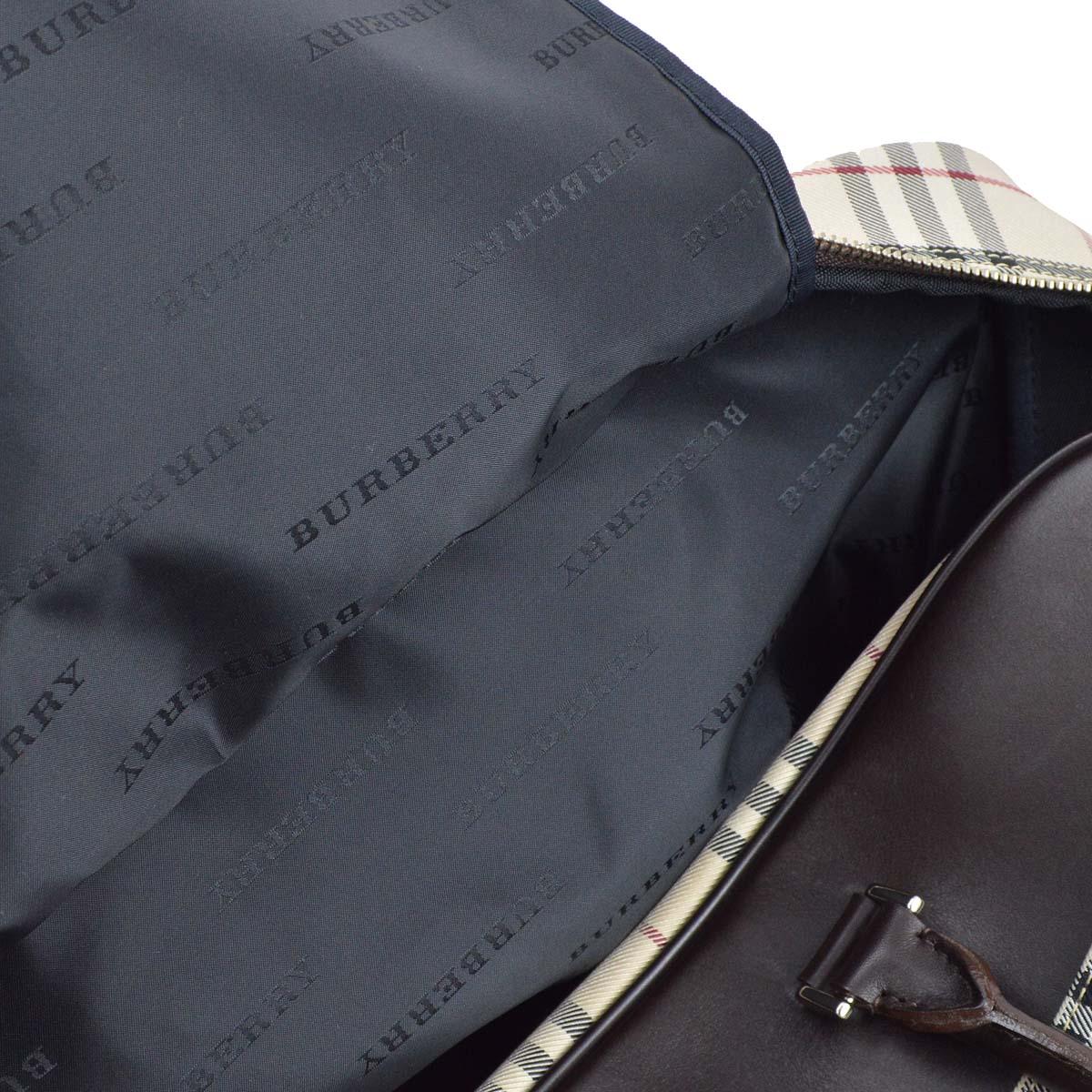 Burberry Check 2way Duffle Shoulder Handbag - Image 9