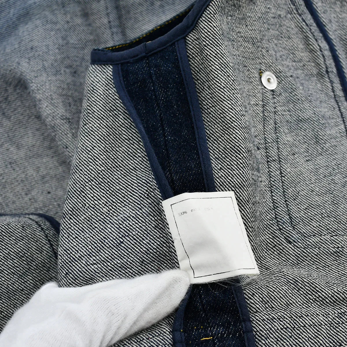 Chanel Vest Denim Jacket Indigo - Image 10
