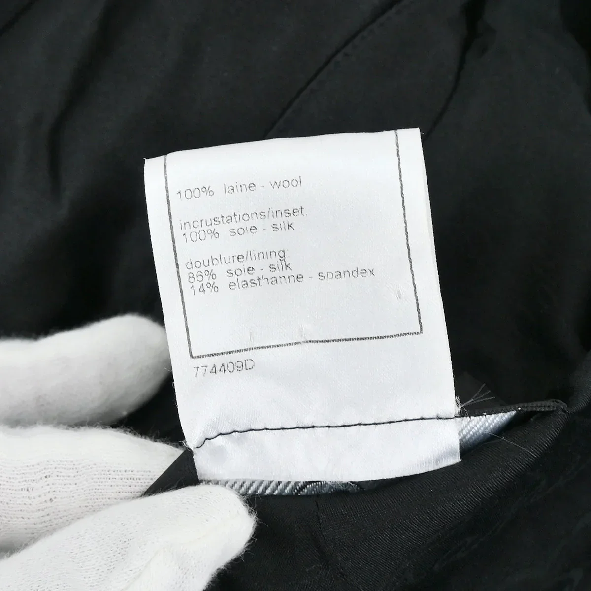 Chanel 2007 Single Breasted Jacket Black 07A #40 - Image 10