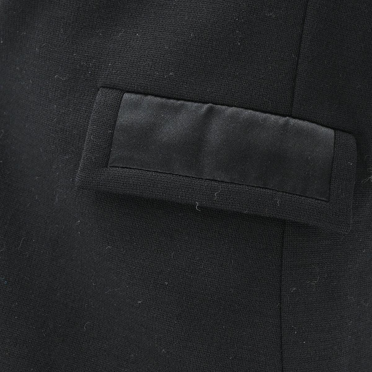 Chanel 2007 Single Breasted Jacket Black 07A #40 - Image 5