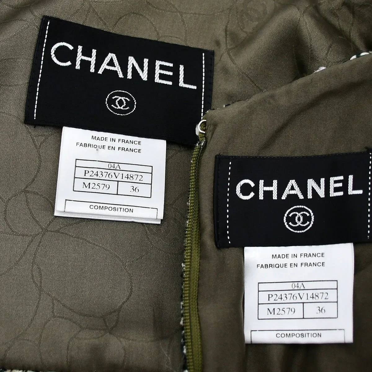 Chanel Setup Suit Jacket Dress Green 04A #36 - Image 9