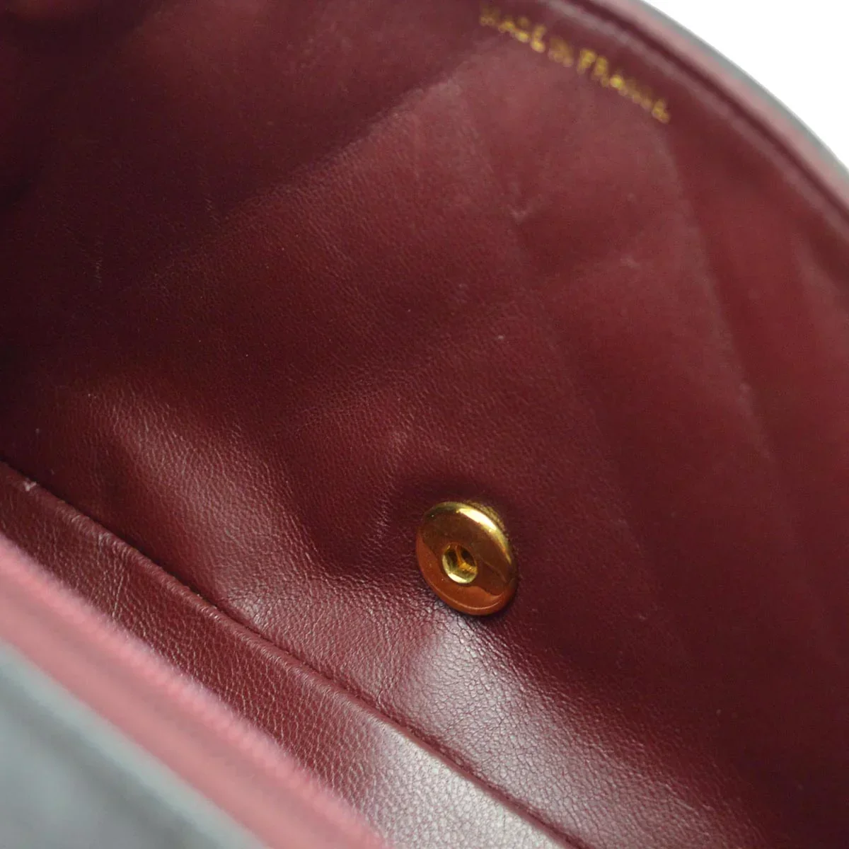 Chanel 1994-1996 Black Lambskin Small Diana Shoulder Bag - Image 9
