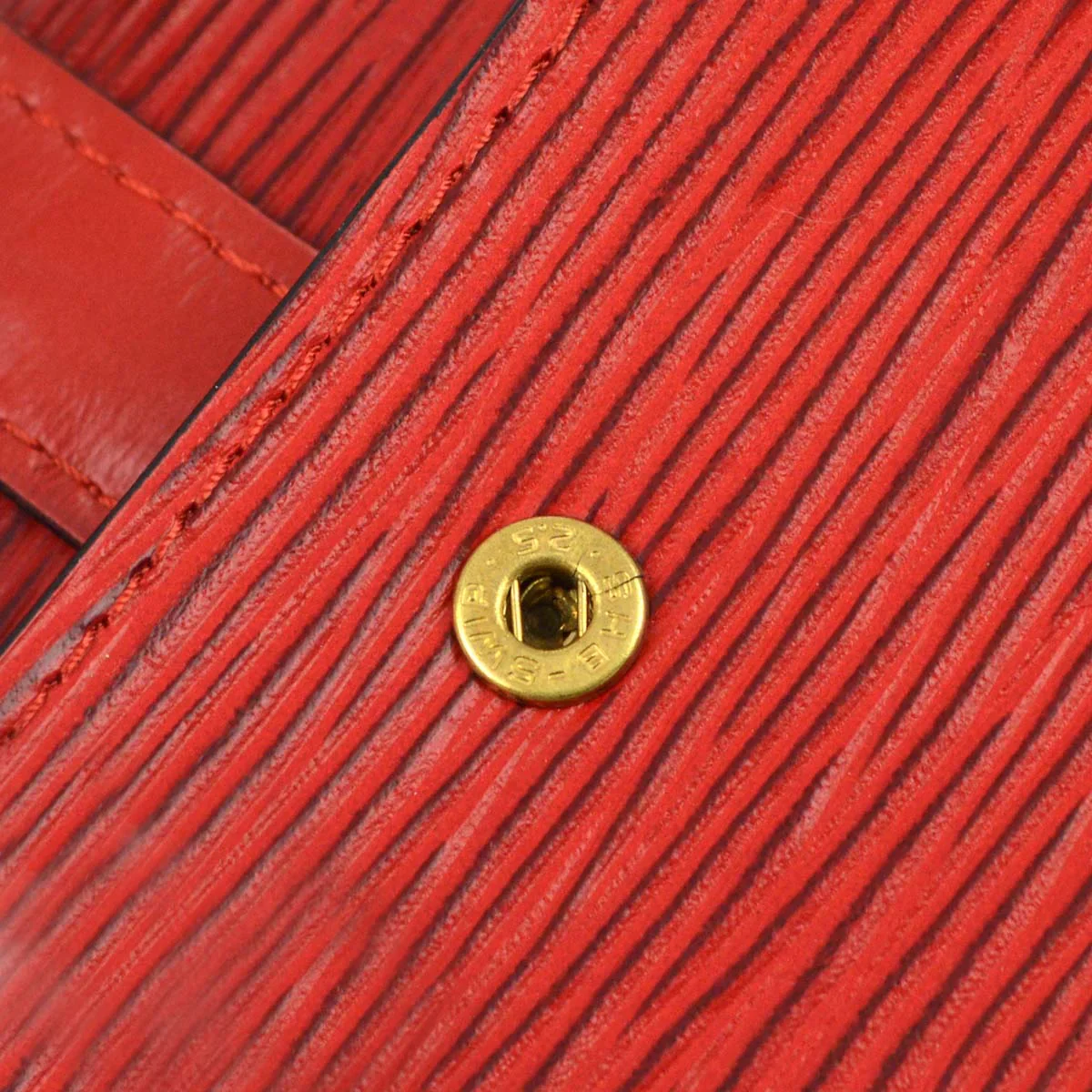 Louis Vuitton 1992 Red Epi Sherwood Pouch M52907 - Image 5