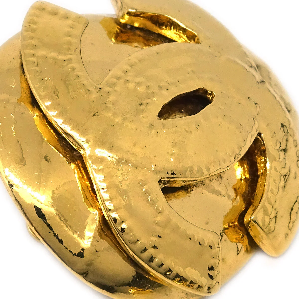 Chanel Earrings Clip-On Gold 94P - Image 2