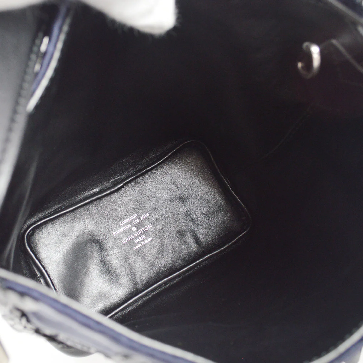 Louis Vuitton 2014 Navy Monogram Satin NN14 Spotlight PM Handbag M94601 - Image 4