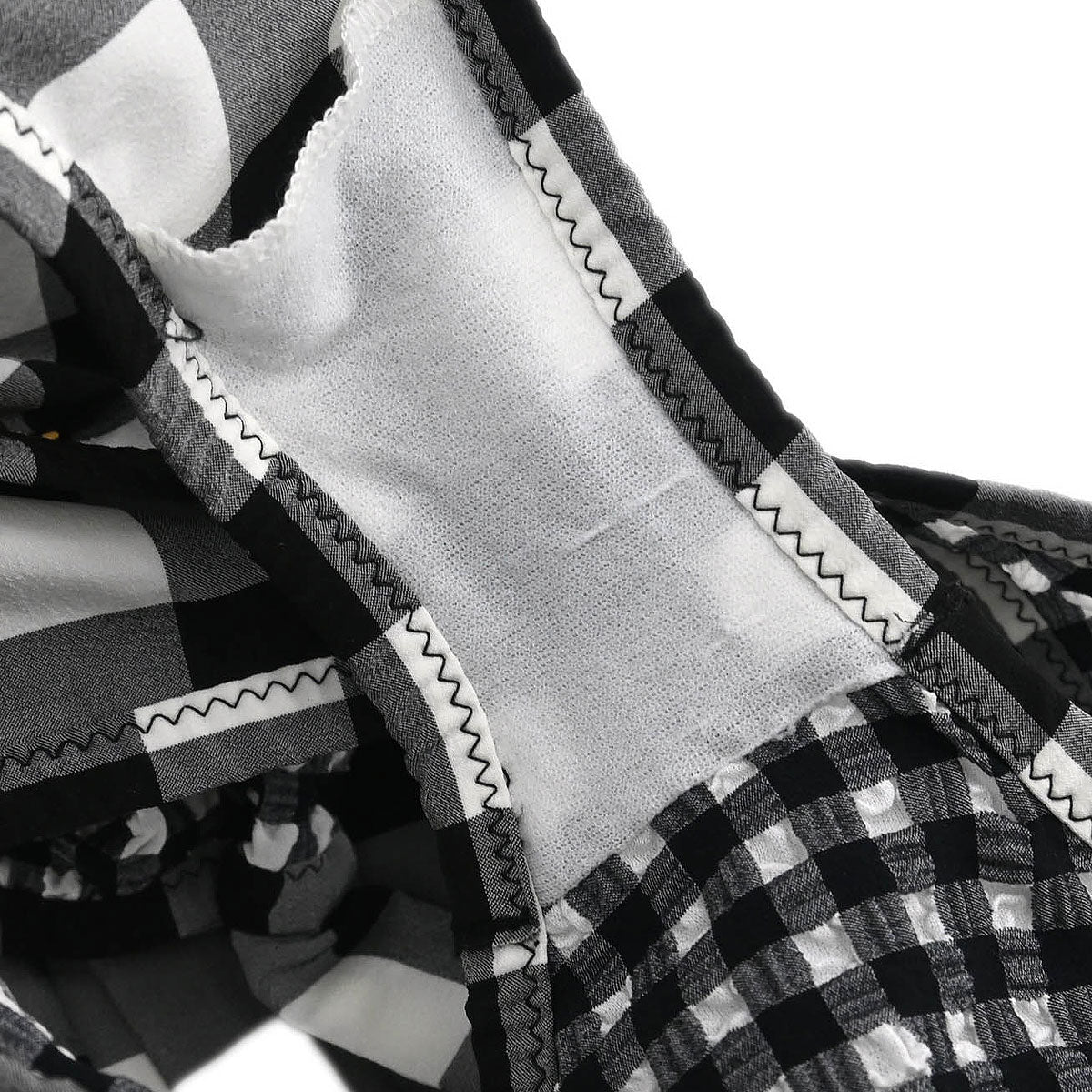 Yves Saint Laurent Swimwear Swimsuit Check Black #XS - Image 7