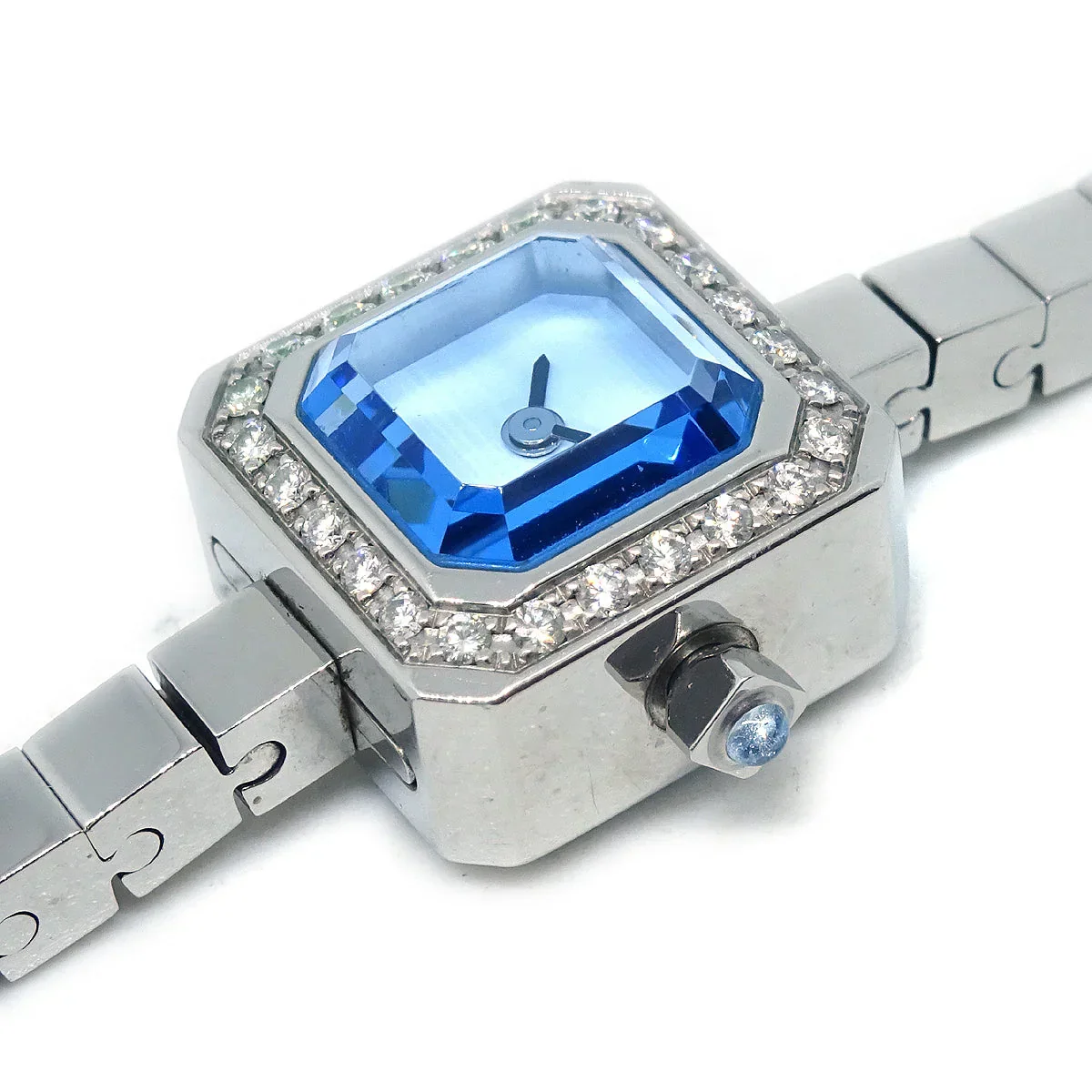 Corum * Sugar Cube Ref.137.426.47 Quartz Watch SS Diamond - Image 6