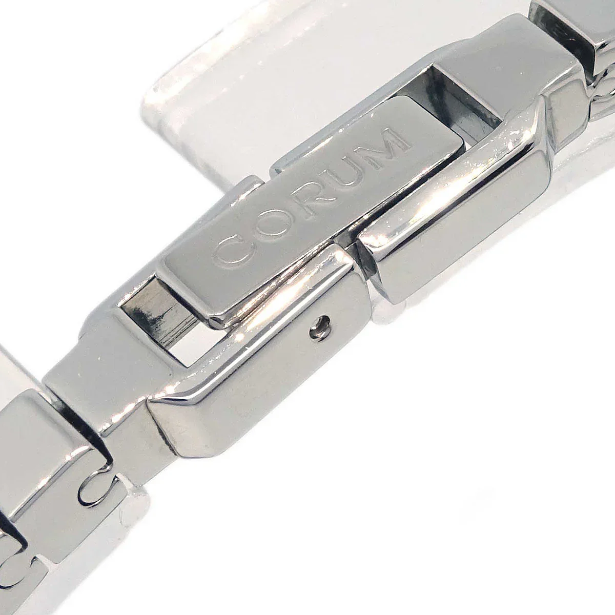 Corum Sugar Cube Ref.37.426.47 Quartz Watch SS Diamond - Image 4