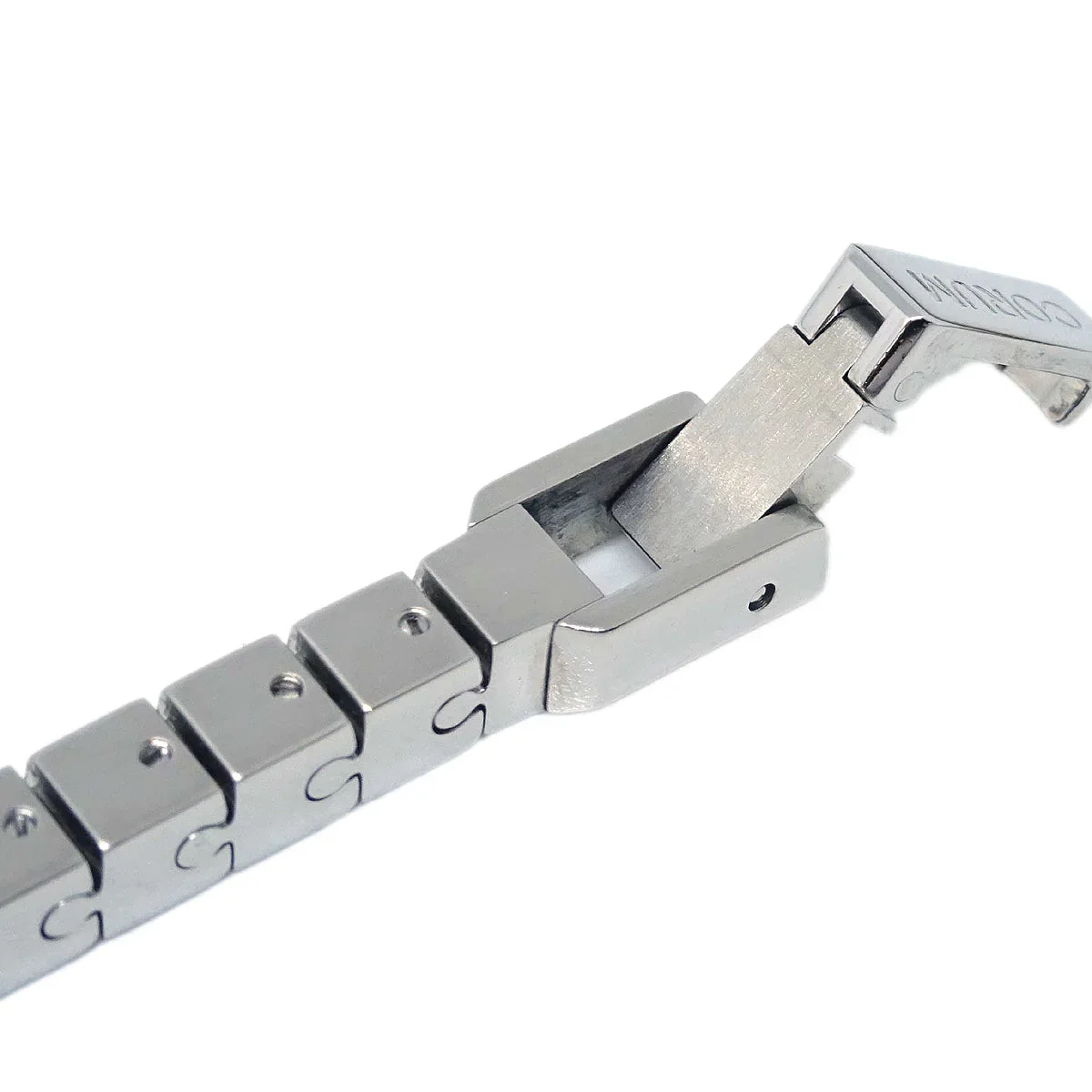 Corum Sugar Cube Ref.37.426.47 Quartz Watch SS Diamond - Image 5