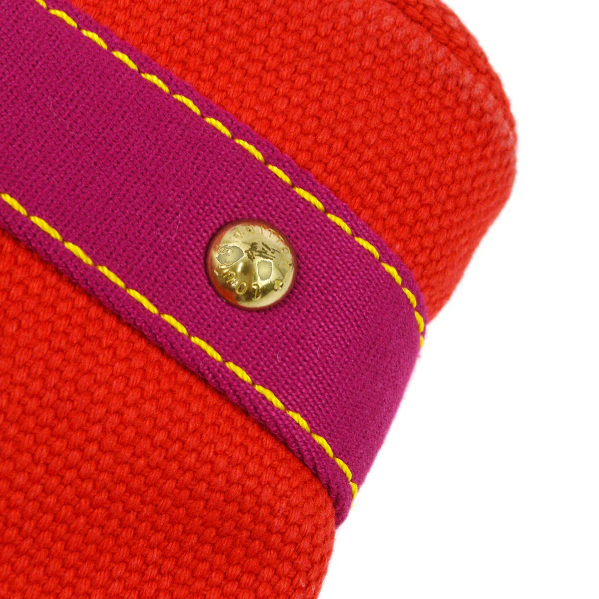 Louis Vuitton 2005 Red Purple Antigua Cabas PM Tote Bag M40037 - Image 8