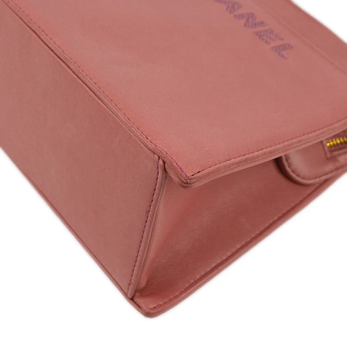 Chanel 1997-1999 Pink Lambskin Handbag - Image 3