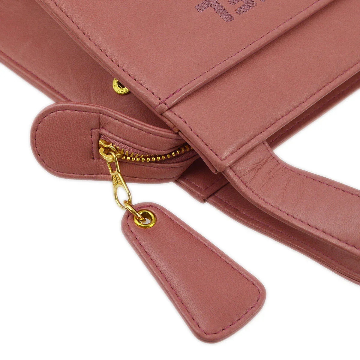 Chanel 1997-1999 Pink Lambskin Handbag - Image 6