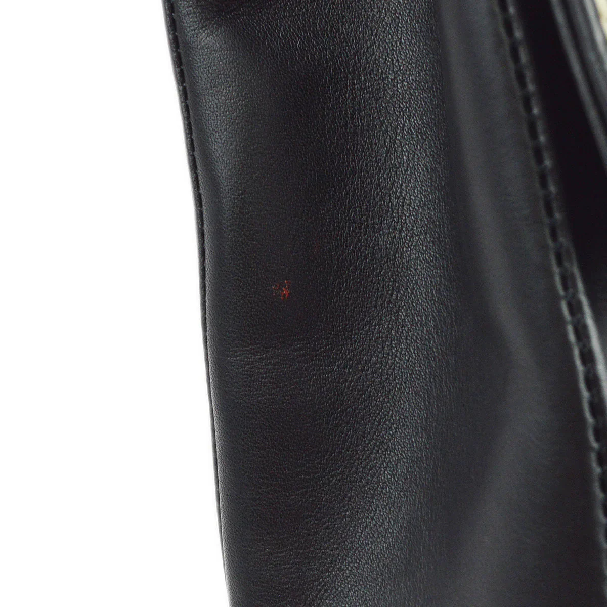 Chanel 2004-2005 Black Calfskin Wild Stitch Handbag - Image 4