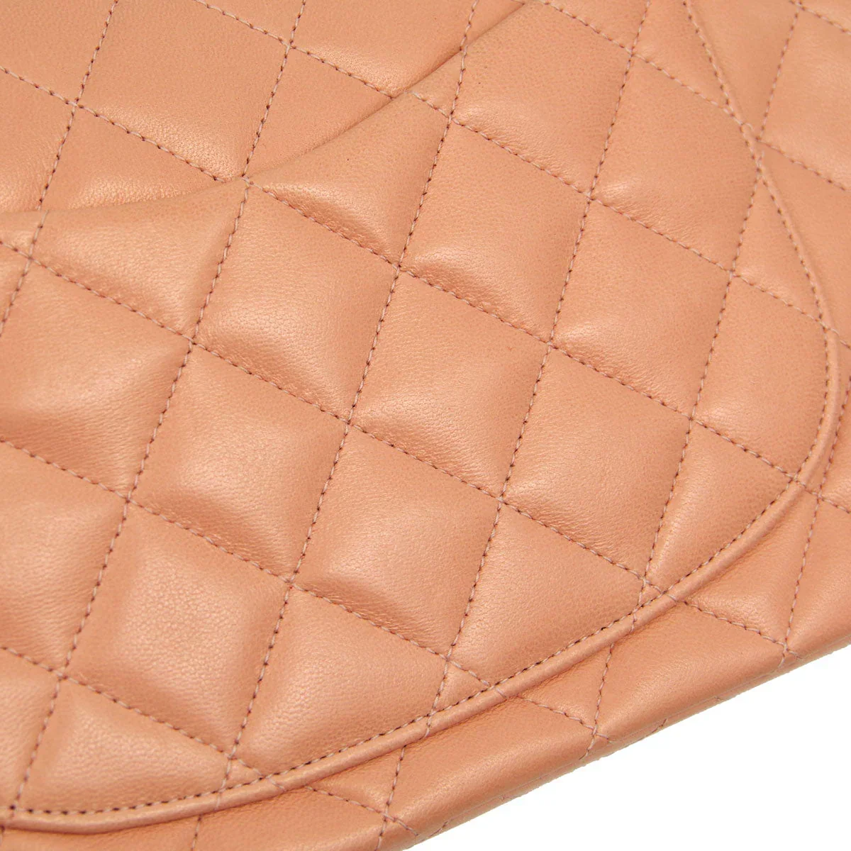 Chanel * 1994-1996 Pink Lambskin Small Classic Double Flap Shoulder Bag - Image 6