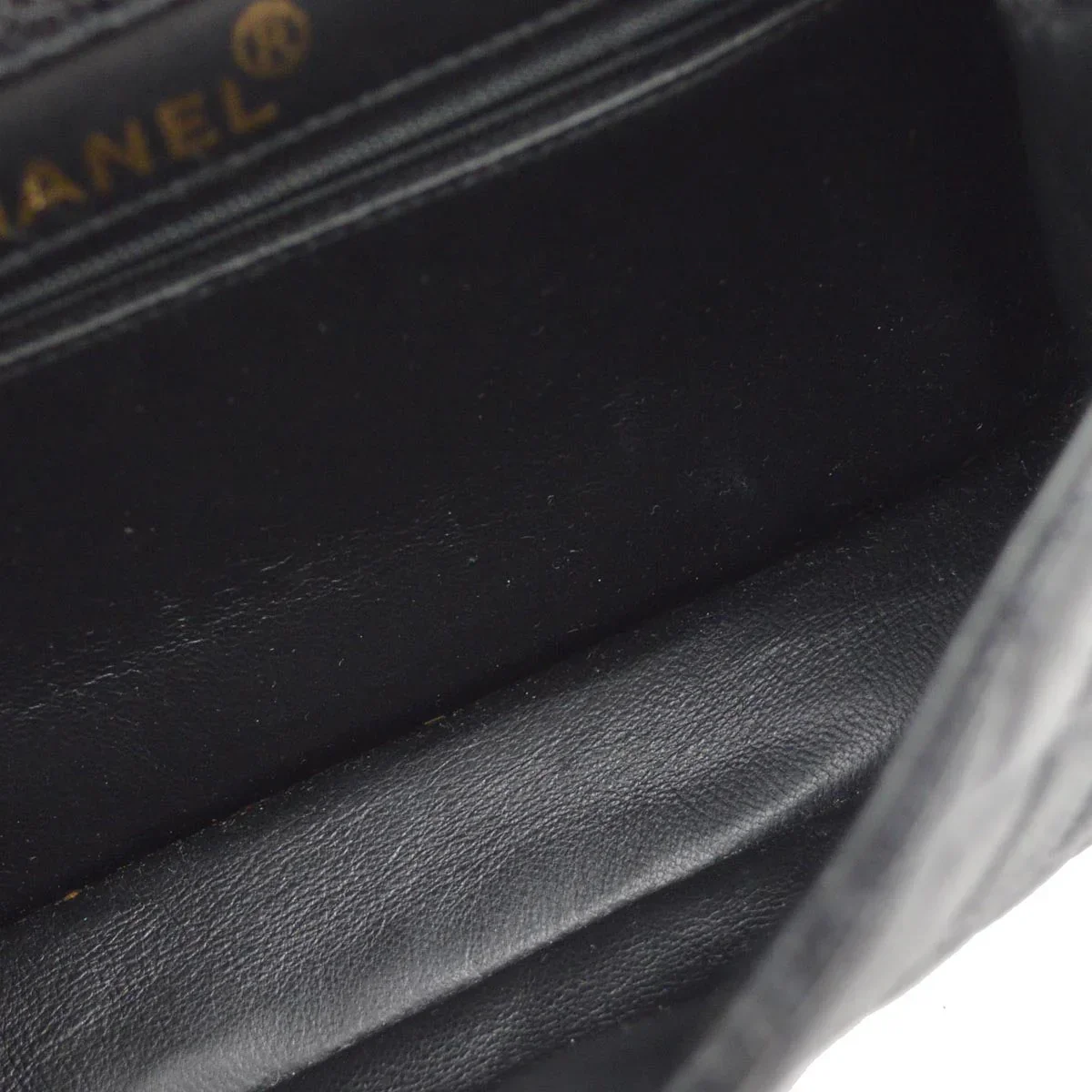 Chanel 1996-1997 Black Caviar Double Sided Classic Flap Shoulder Bag - Image 8